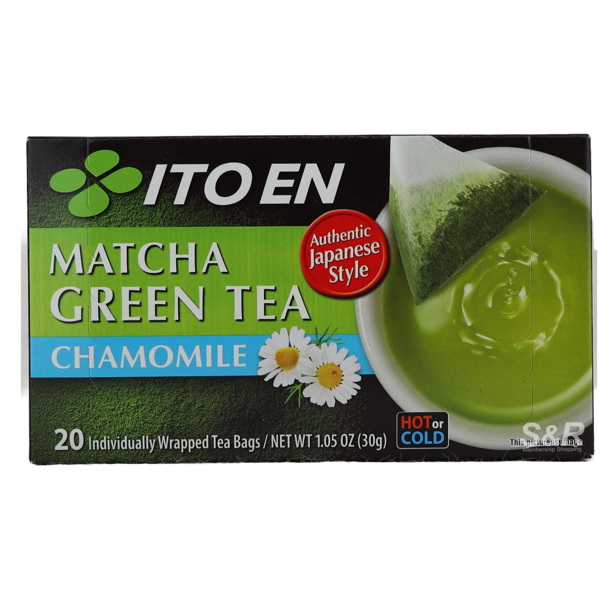 Ito En Chamomile Matcha Green Tea (30g x 20pcs) Ito En Chamomile Matcha Green Tea (30g x 20pcs)